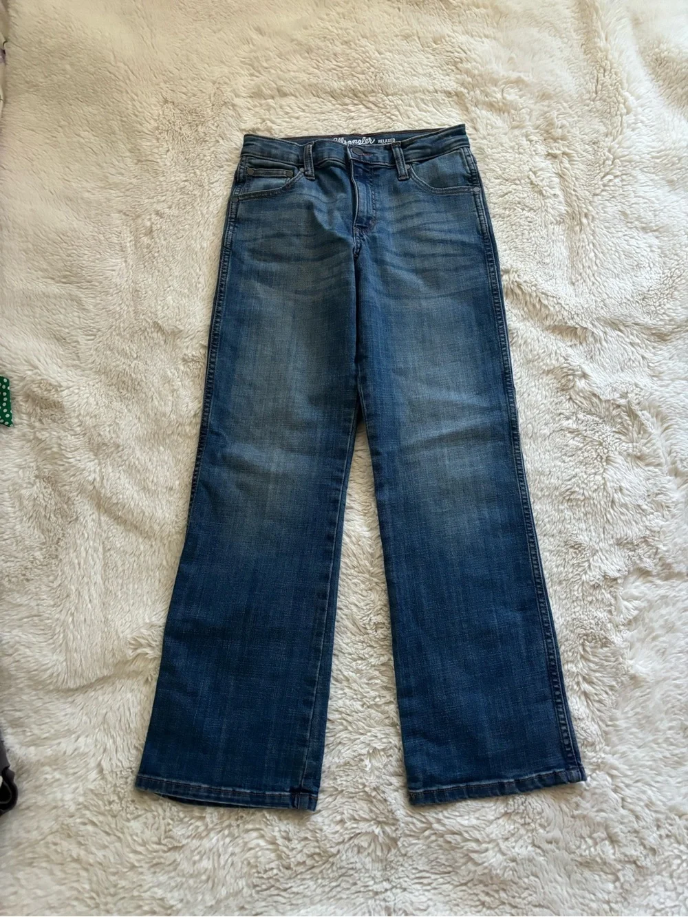 Wrangler Retro Relaxed Boot Cut Girls Jeans Size 14